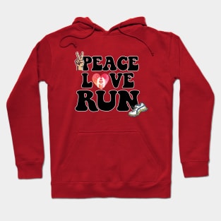 Peace Love Run Hoodie